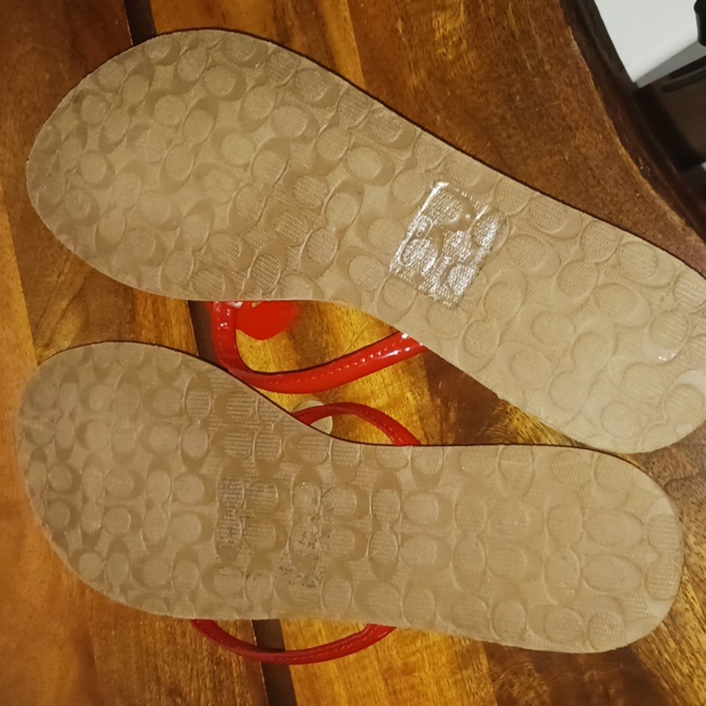 Coach Rare Marina Crab Slippers Size 8.5 - Picture 11 of 13